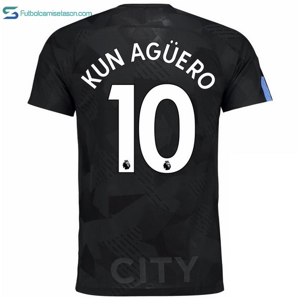 Camiseta Manchester City 3ª Kun Aguero 2017/18